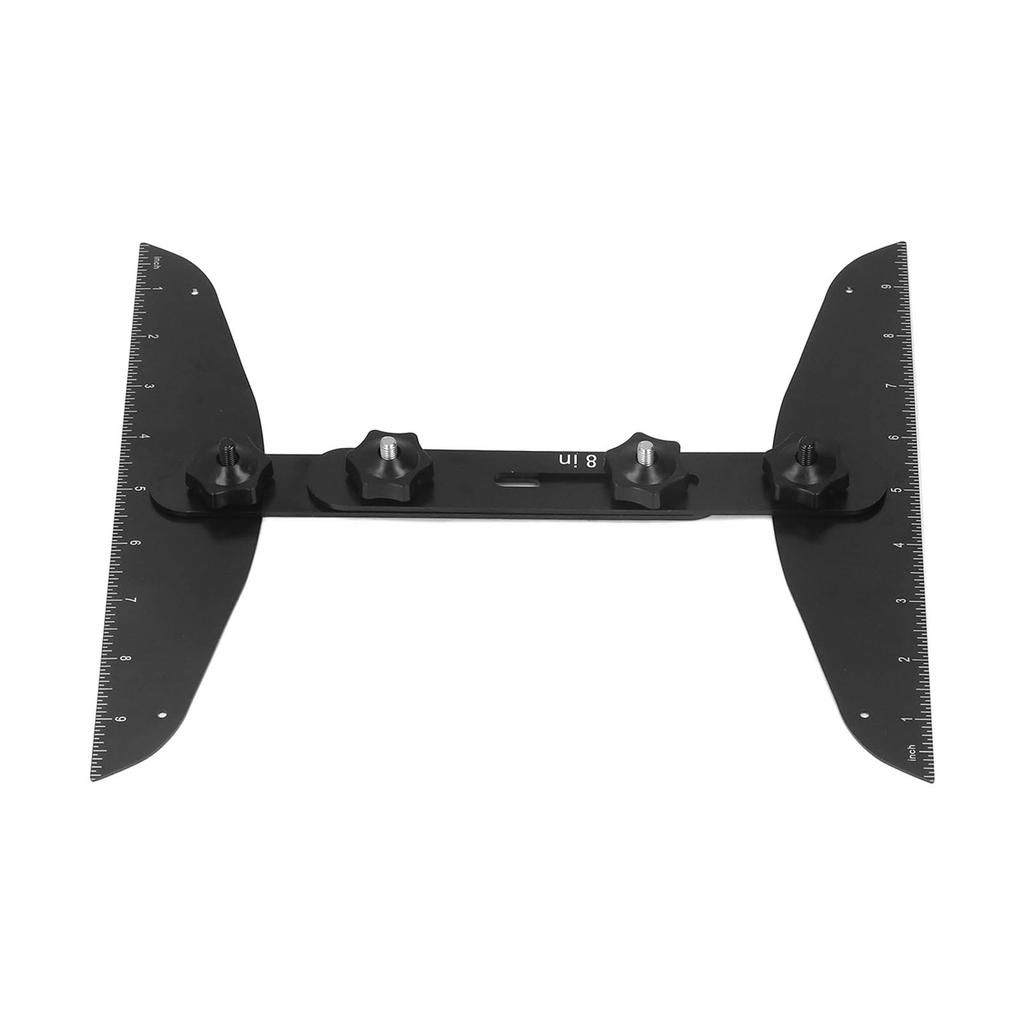 Šablona pro měření schodišťových stupňů, nástroj, šablona pro poličku, rýsovací přípravek 11?60in Měření pro stoupačky Police Sádrokarton Černá