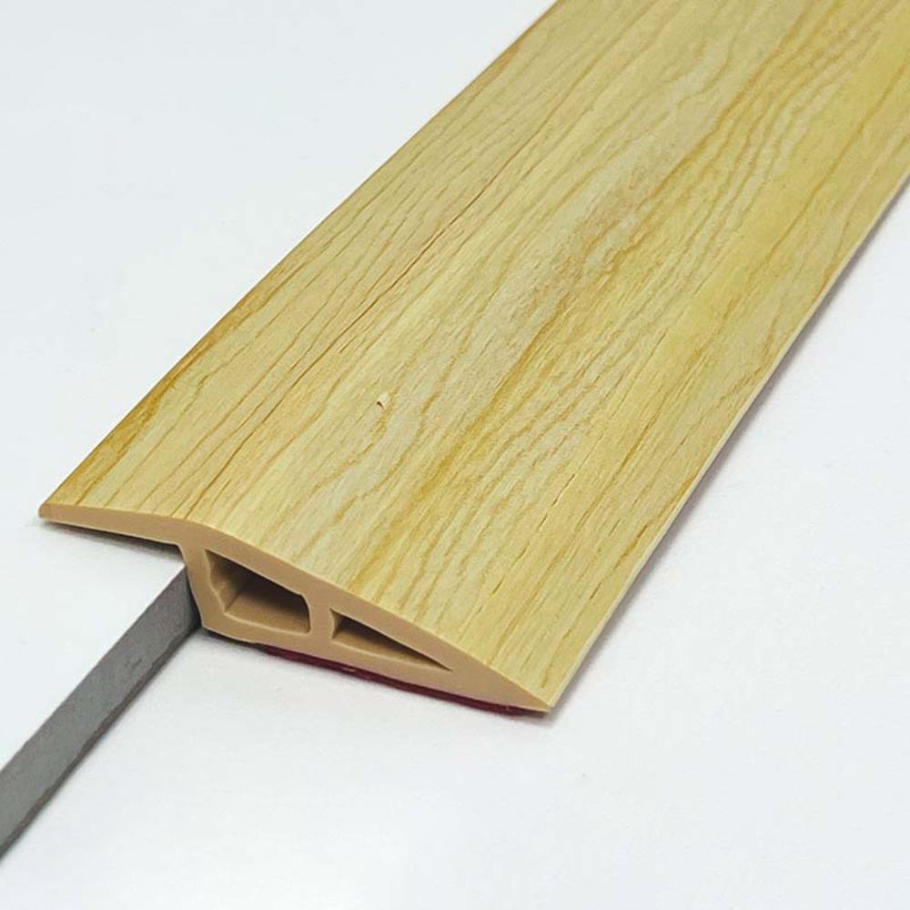 Carpet To Tile Floor Transition Strip Self Adhesive PVC Threshold Ramp Wear-resistant Cuttable Flat Button Strip Household