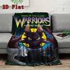 Warrior Cats 2D Flat Pattern Flannel Blanket High Quality All Seasons Warmth and Comfort Perfect for Christmas Gifts.SMT0917579