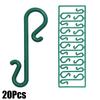 10-100PCS Christmas Ornament Metal Hook Xmas Tree Balls Pendant Hanging S-Shaped Hooks Xmas New Year Party Home Decor Supplies