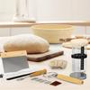 Kit de Fermentare a Pâinii cu Maia cu Marcaj pentru Dată, Benzi de Hrănire și Coșuri de Dospire