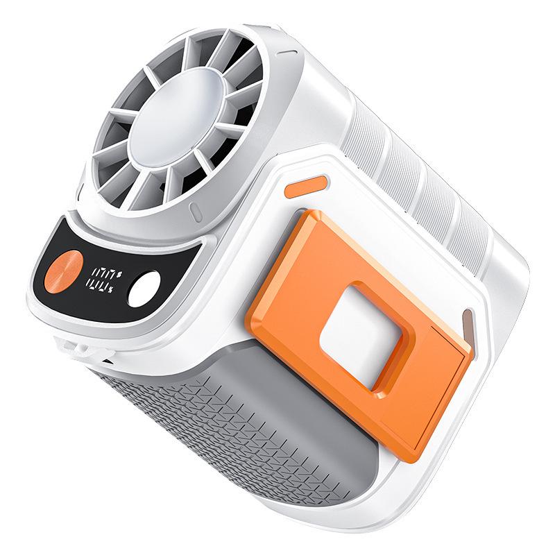 

Portable Hanging Waist Fan - High Wind Power Mini Ice Pack Cooling Clip-on Fan for Outdoor Use 85.2*68.6*92mm