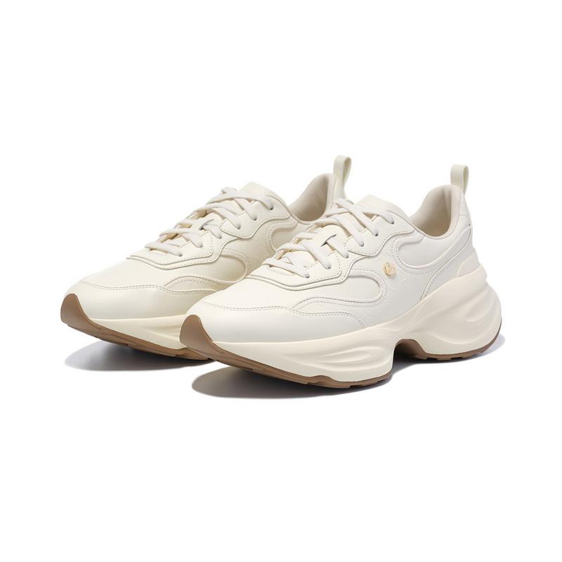 Li-Ning 1990 Classic Series Lightweight High Resilience Casual Shoes Men Sneakers Off-White ALJU017-1