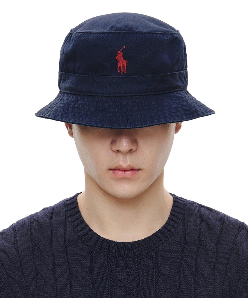 POLO RALPH LAUREN Cotton Chino Bucket Hat - Navy