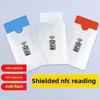 RFID Blocking Credit Bank Card Sleeves Protector Aluminum Foil Anti-Scan Card Holder Access Control Card Keeper Case
