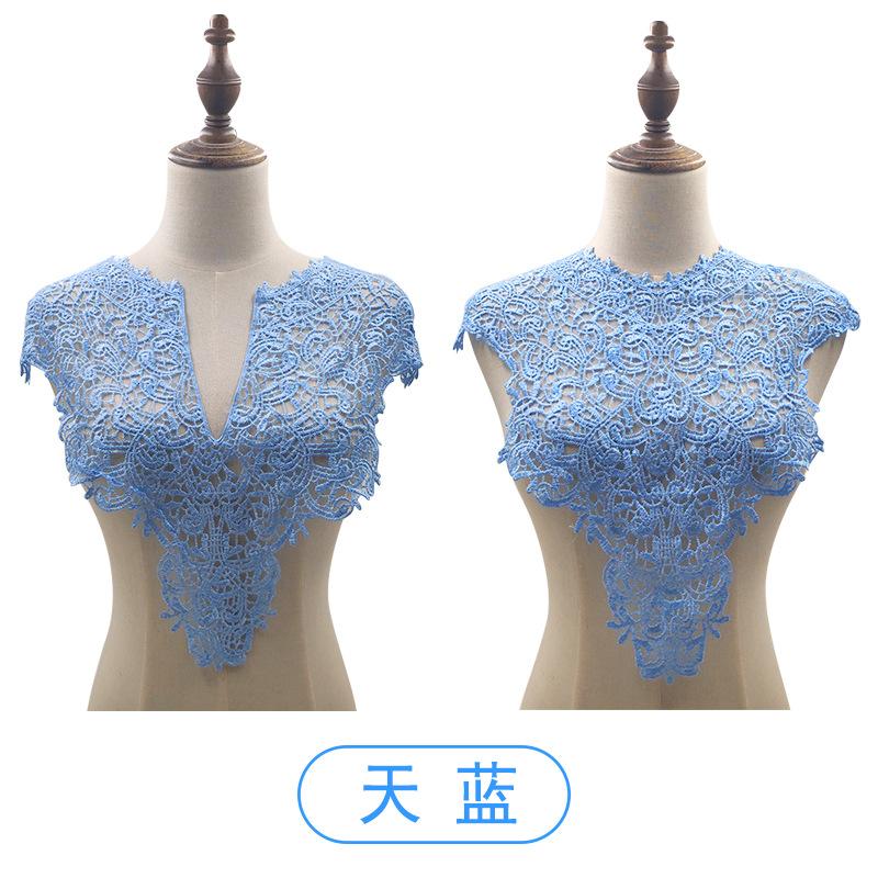 Water-Soluble Lace Collar, Polyester Silk Embroidered Corsage, Three-Dimensional Hollow Collar, Fake Collar, Front Collar And Back Collar Shawl.