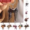 Colorful Saddles Pendant Keychain Acrylic Key Rings Accessory Handmade Keyring Bag Decoration Unique Gifts for Women