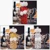KX4B Pack of 5pcs Sequins Wine Bottle Toppers Gift Bags for Party Festival Decoration