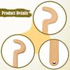 2x Wooden Pottery Throwing Tool Clay Rod Rim Forming for Beginners Ball