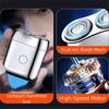 Ultra Clean Electric Shaver Washable Mini Shaving Rechargeable Double Head Razor  Beard