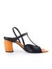 Commegee T Strap Wave Sandals / Cg1040Bkor