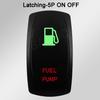 Waterproof LED Rocker Switch for Boat RV Truck | Green/Red Light 12V/24V ON-OFF/ON-OFF-ON for Exhaust Heat AC Lights