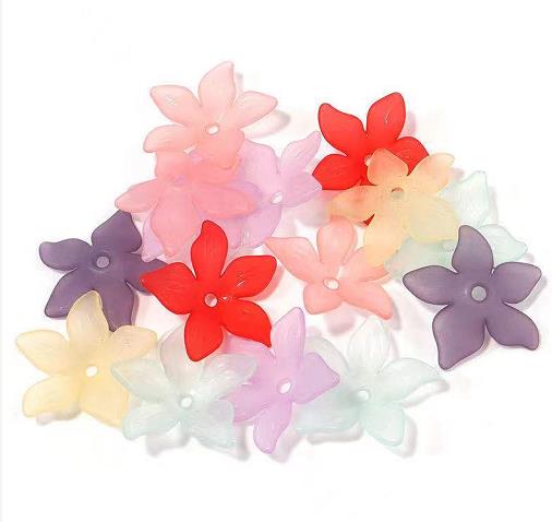 100pcs/lot Candy Color  Acrylic Beads Colorful Multi-shaped Loose Spacer Beads for Necklace Bracelet Jewerly Making Accessories