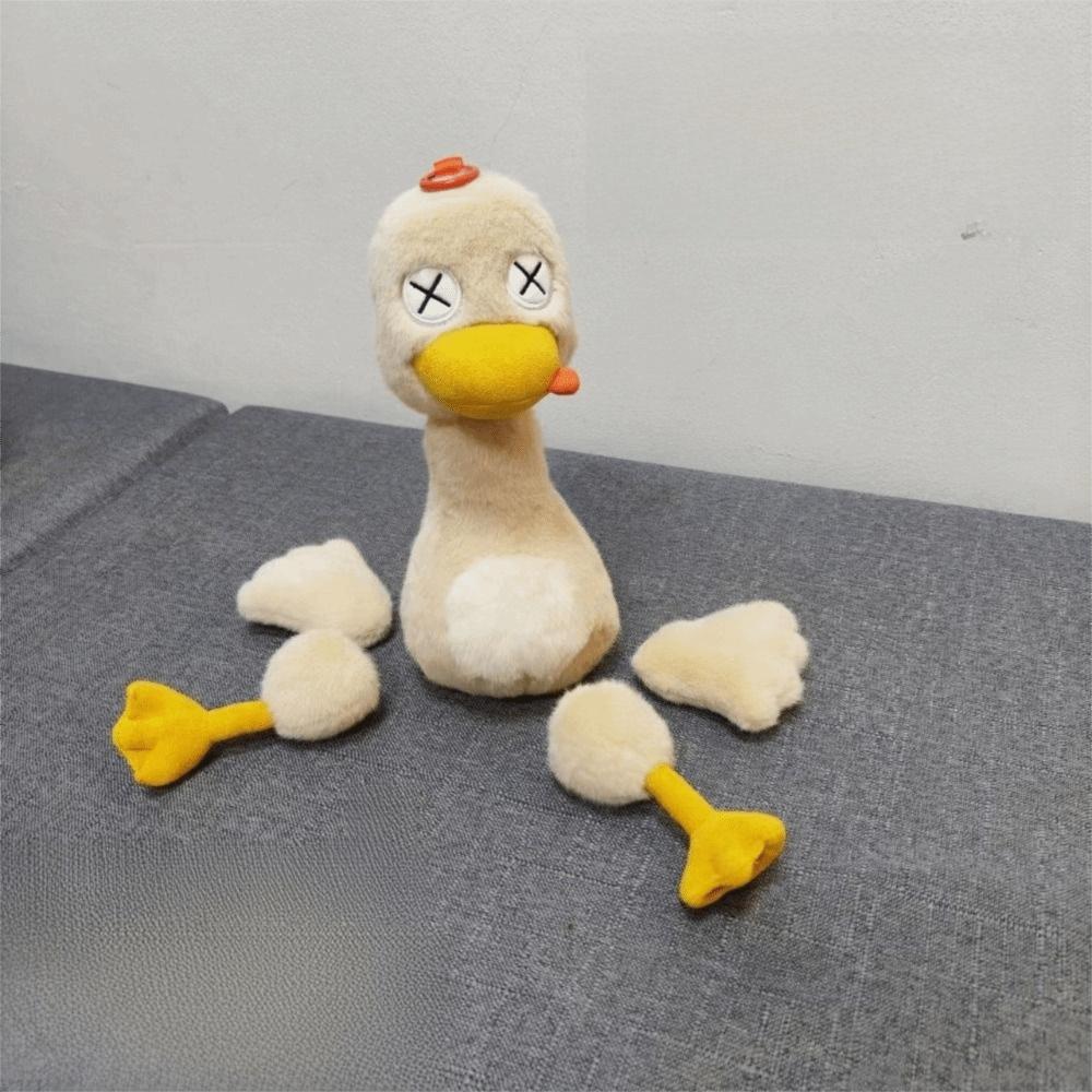 Funny Duck Plush Toys Simulation Cartoon Plush Duck Doll Creative Fun Stuffed Animal  Sleeping Gift