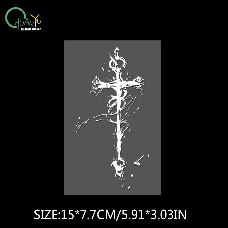 Personality creativity and faith dance car sticker car motorcycle scratch decoration reflective waterproof sticker