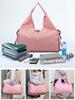 Women's Large Capacity Travel and Gym Bag with Shoe Compartment - Simple Design for Yoga and More
