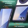 Samsung Z Flip7/6/5 360° Rotating Magnetic Wireless Charging Drop-Proof Clear Case