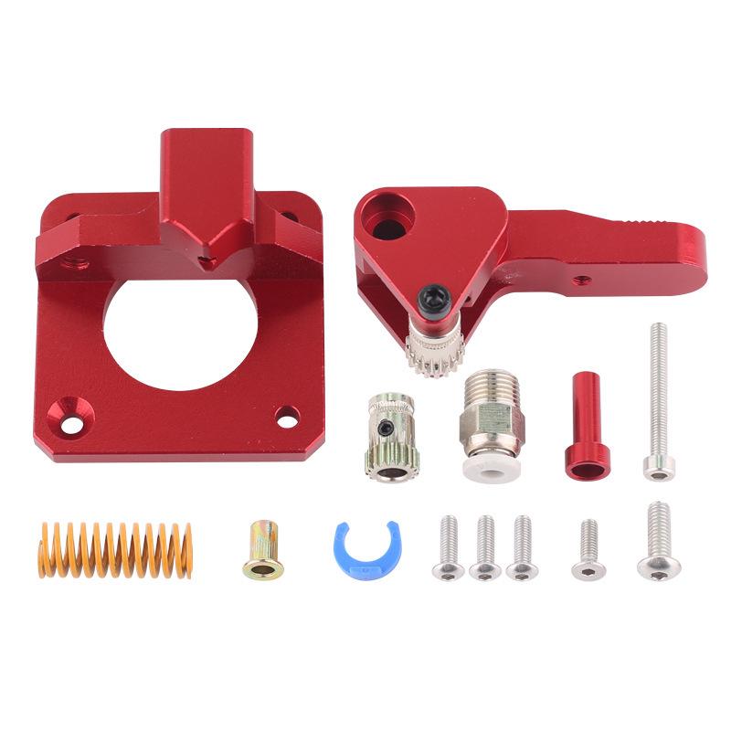 CR-10S PRO/Ender-3 Dual Pulley Extruder - Red