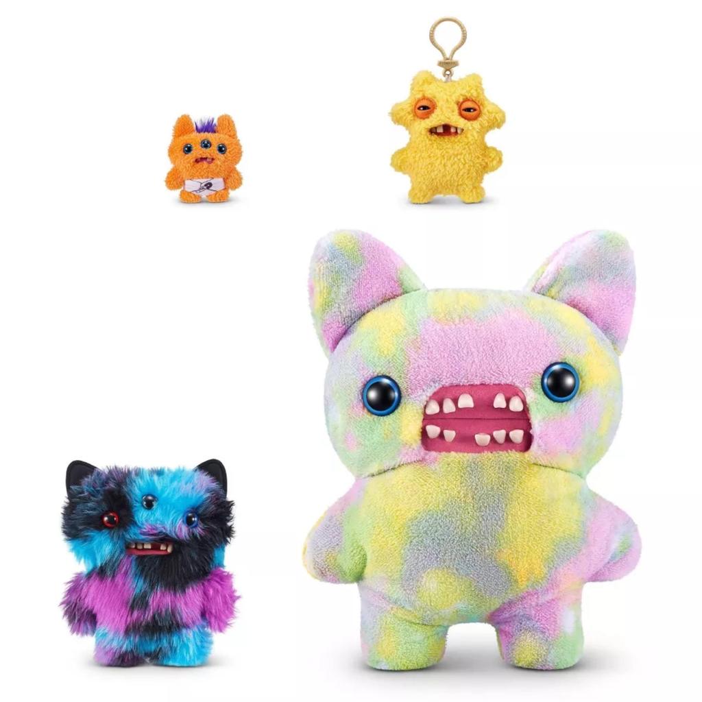 ZURU Fuggler Funny Ugly Monster Plush - 9-inch Butt Ugly Pets (Reek-O - Black Cat)