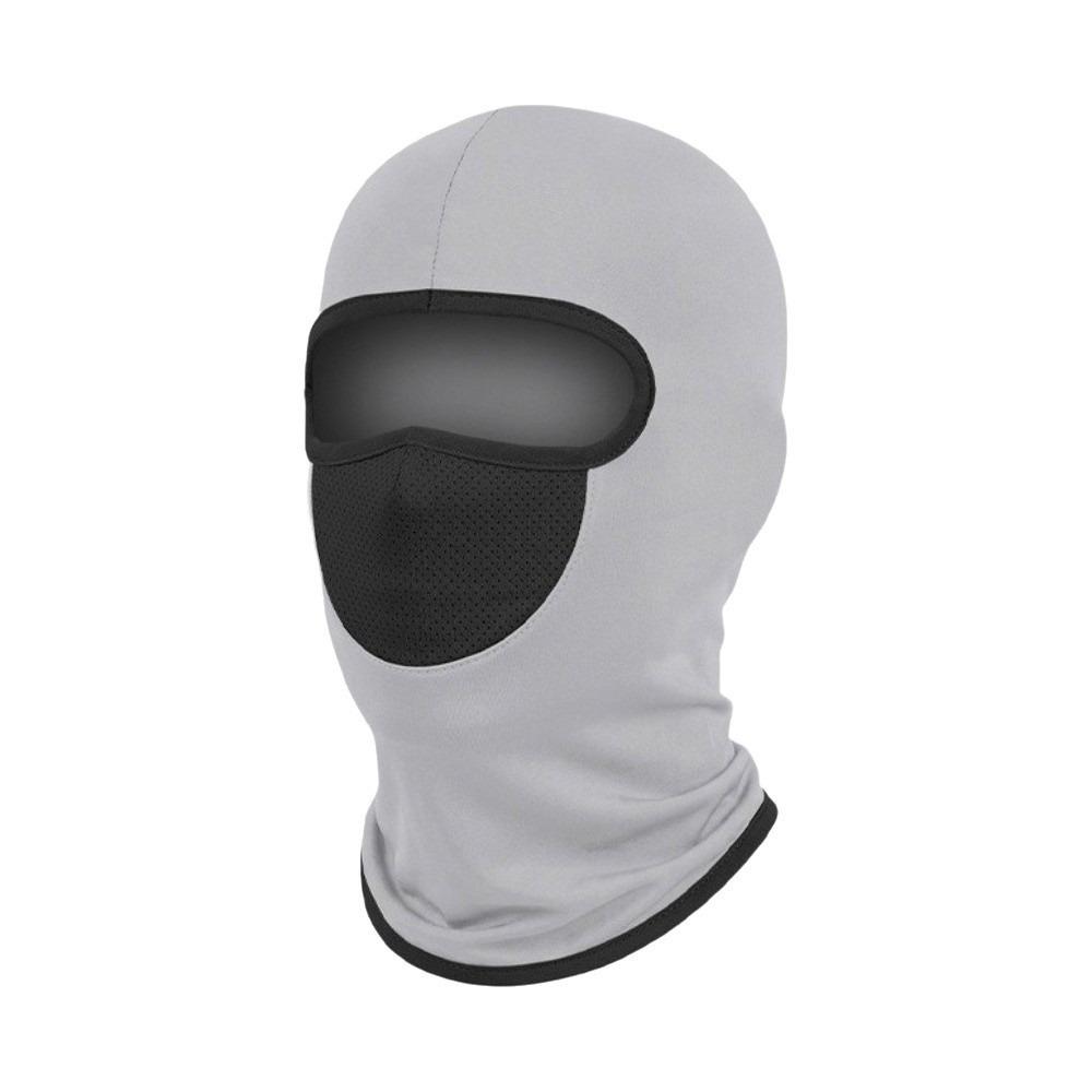Ice Silk Sun Protection Mask Adjustable Sunscreen Full Face Cover Children Balaclava Hat  Summer