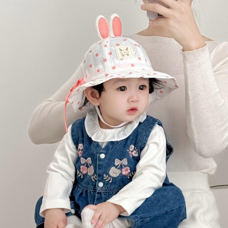 Thin Princess Spring Infant Fisherman Hat Sun Hat Sun Protection Hat Baby Baby Hat Cotton Sun Protection Cloth Sun Protection Women