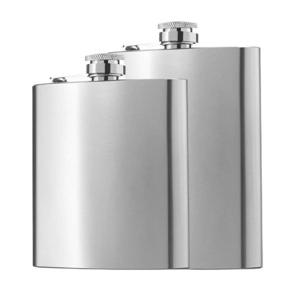 Fiaschetta da 168ml/6oz Grande Capacità Acciaio Inossidabile Argento