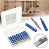 10PCS Carburo Placa PCB 0.1mm 30 Grados Brocas de Grabado Herramienta de Router CNC Forma V