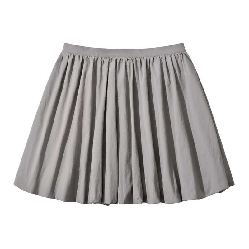 

Dsu2025 Summer New Arrival Clouds Bud Skirt Women s Sports Casual Puff Short Skirt A- Line Lantern Skirt Gray L