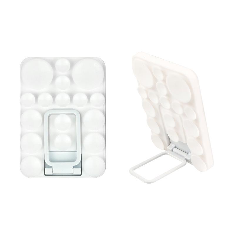 Universal Silicone Phone Holder: Suction Cup, Self-Adhesive, Folding Design