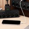 5 Outlet Wall Sockets with 2 USB And 2 Type C Ports Rotating 180 Degrees For Multiple Device Charging