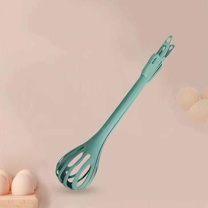Manual Egg Beater And Whisk - Egg Mixer, Hard Boiled Egg Turner, Food Tongs, And Cream Whipper For Baking And Cooking