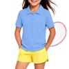 Kids Quick Dry Shirt with Collar for School Class Uniform and Everyday Wear