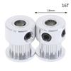 2Pcs 16T/20T Gt2 Timing Pulley 5/6.35/8Mm Bore For Belt Reprap 3D Printer Ppart