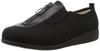 Kaiho Shugi Comfort Shoes, Center Zipper, Lightweight, Water-Repellent, KHS-L117, Black, Size 24.5cm, 3E