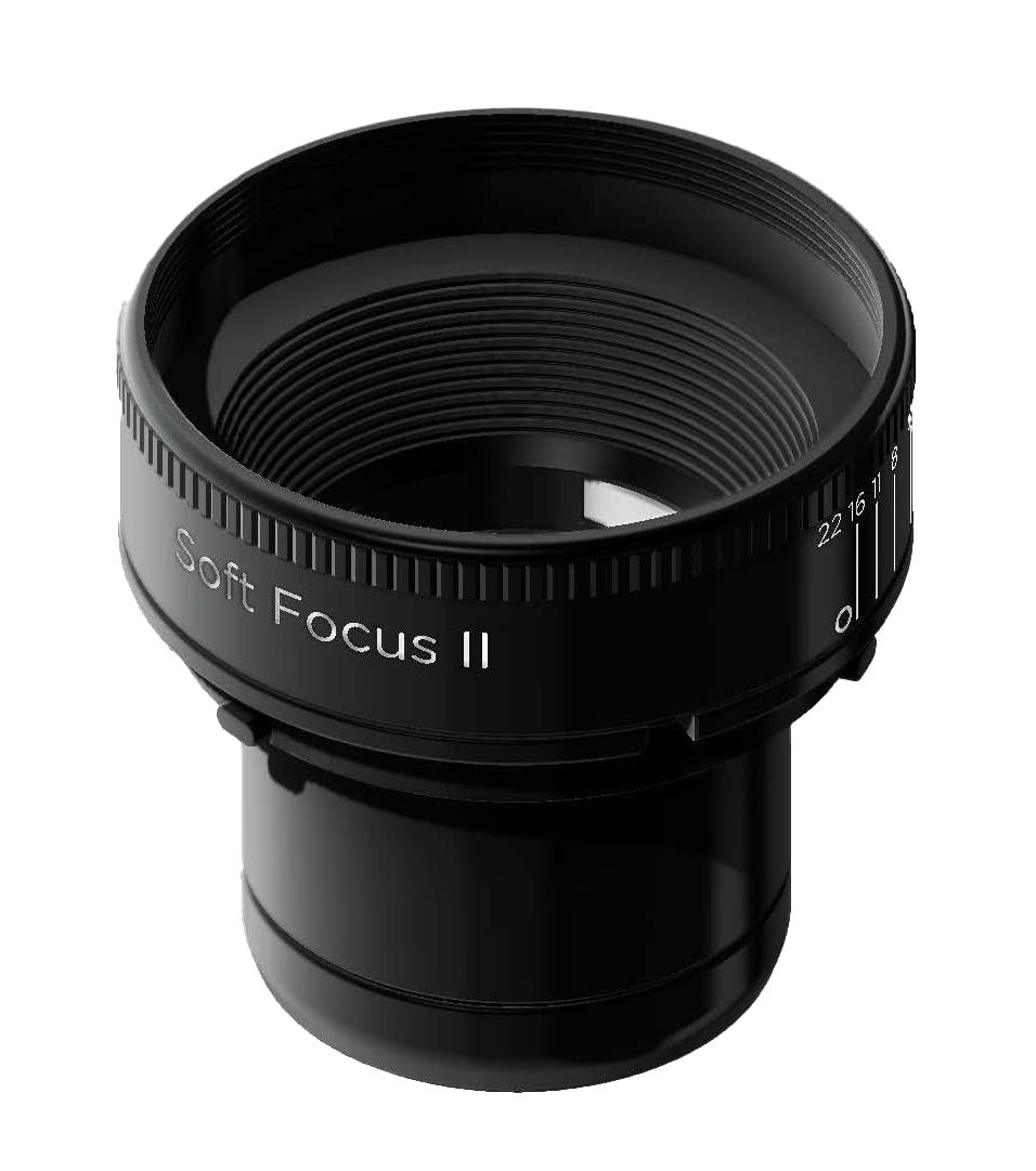 

Lensbaby Soft Lens SoftFocus II 50 Canon EF Mount 50mm Manual Focus Compatible with Lensbaby Optic Swap System Full Size Compatible 048646 F2.5 чорний