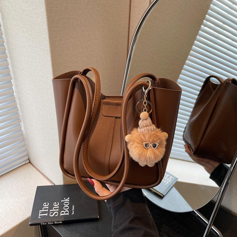 Premium Tasche Damen neue Nische heute beliebte Schultertasche große Kapazität Pendler-Tasche Bucket Bag