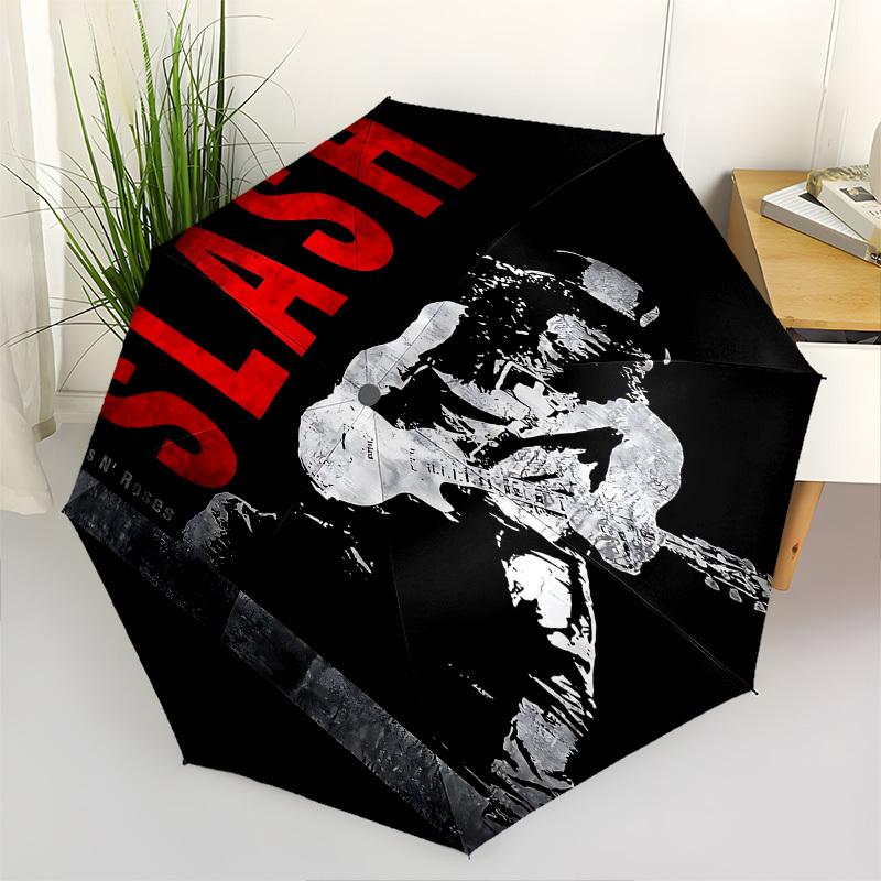 1pc Slash Guns N' Roses Automatic Open/Close Umbrella with 8-Rib Windproof Canopy10135