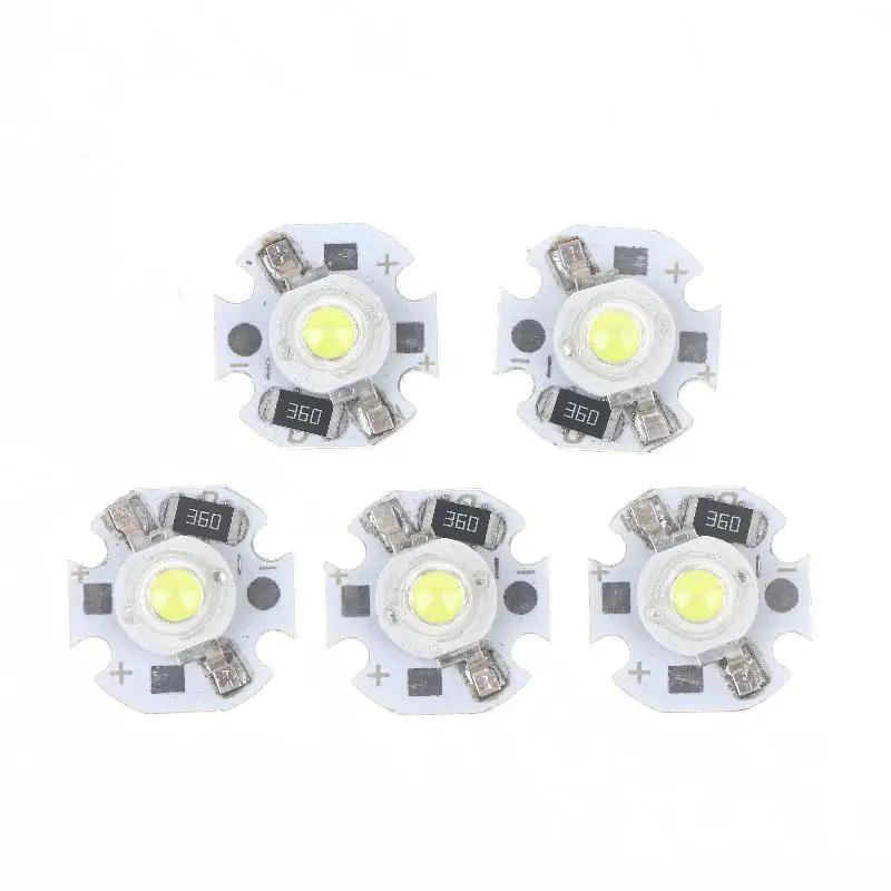 5/10Pcs 16mm 20mm LED Lamp Boards 1W 3W Single Color 5V 12V Warm Neutral White Spotlights Downlights Sunset Lights