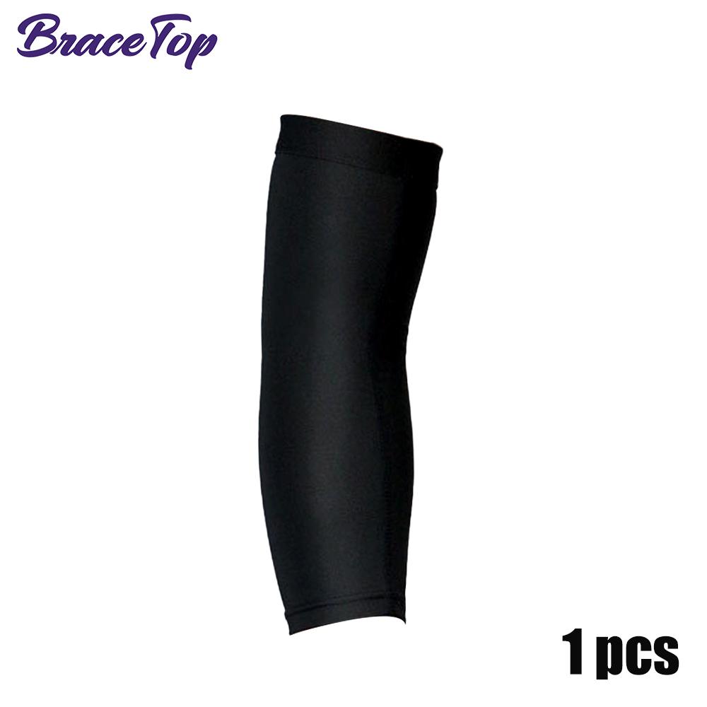 Breathable Arm Support Sleeve Sun UV Protection Basketball Running Fitness Armguards Sports Compress Elbow Pads for Men Women