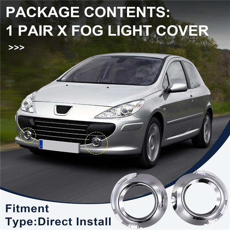 Рамка противотуманной фары Декоративная рамка противотуманной фары Крышка передней противотуманной фары Для Citroen 7452HC 7452SN