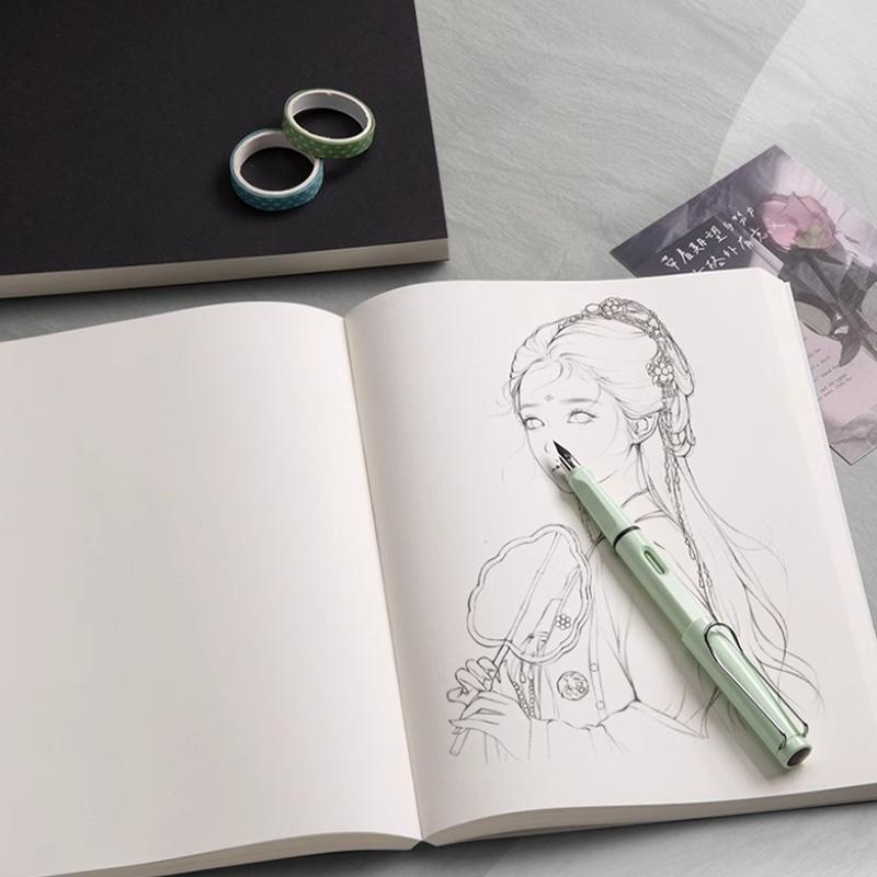 Bloc-Notes A5/B5 256 Pages, Carnet De Croquis Vierge, Carnet De Notes, Journal Scolaire, Papeterie Utile, Fournitures De Bureau