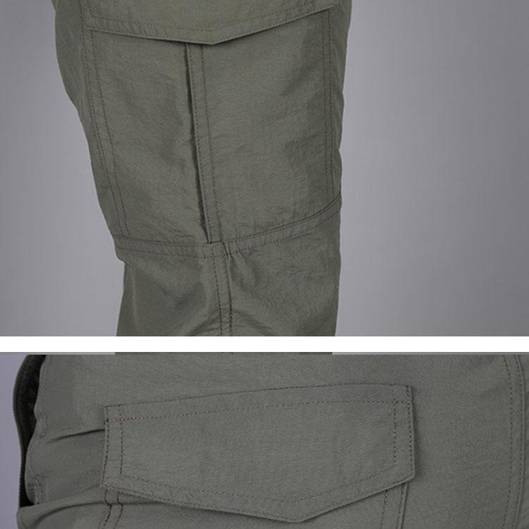 Men's Overalls Summer Quick Drying Trousers Sports Outdoor Mountaineering Trousers Waterproof Large Size Loose