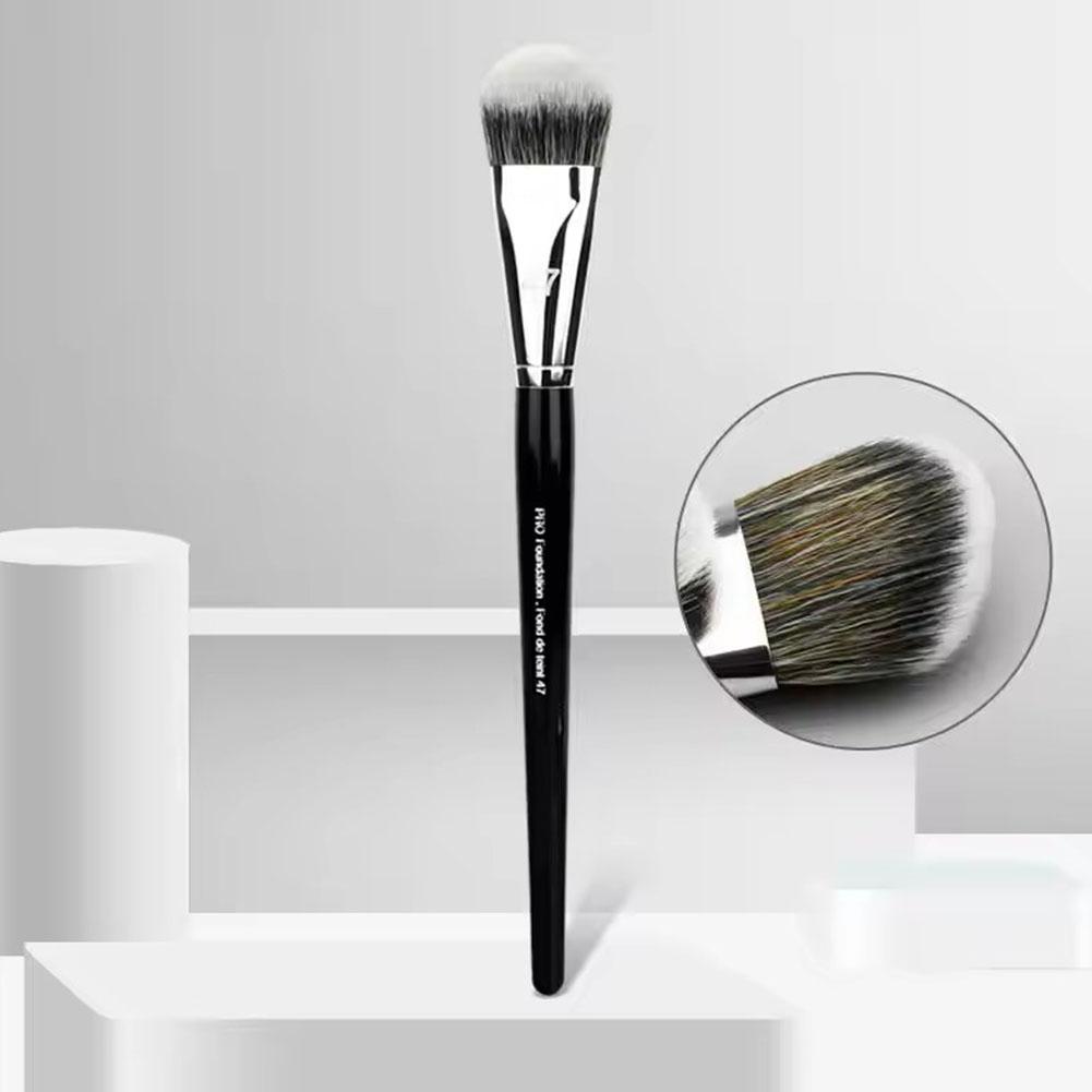Profesionální štětec na make-up 47 Hlava koštěte Kosmetické nástroje pro dospělé pro ženy Aplikace tekutého make-upu Hladké míchání Zabraňuje