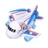 Kids Electric Airplane Toy Lights Music Openable Door High Simulated Aircraft Model with Water Mist Spray