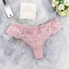 Women Sexy Lace Lingerie Temptation Low-waist Thong Panties Transparent High Quality Embroidery Underwear Female G String