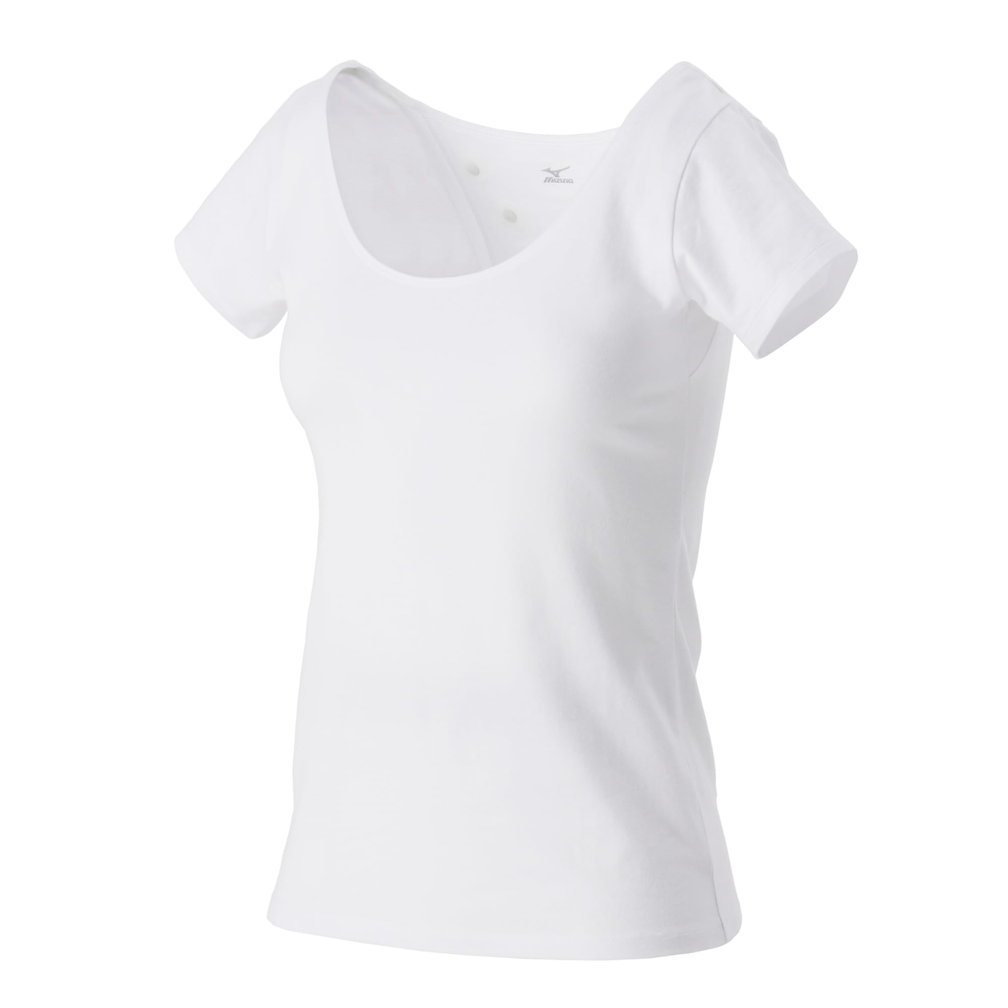 

Mizuno Men s Round Neck Short Sleeve Innerwear, Co-Developed with Colantotte, Durable Deodorizing, 100 Washes, White, Size LL, C2JABC12