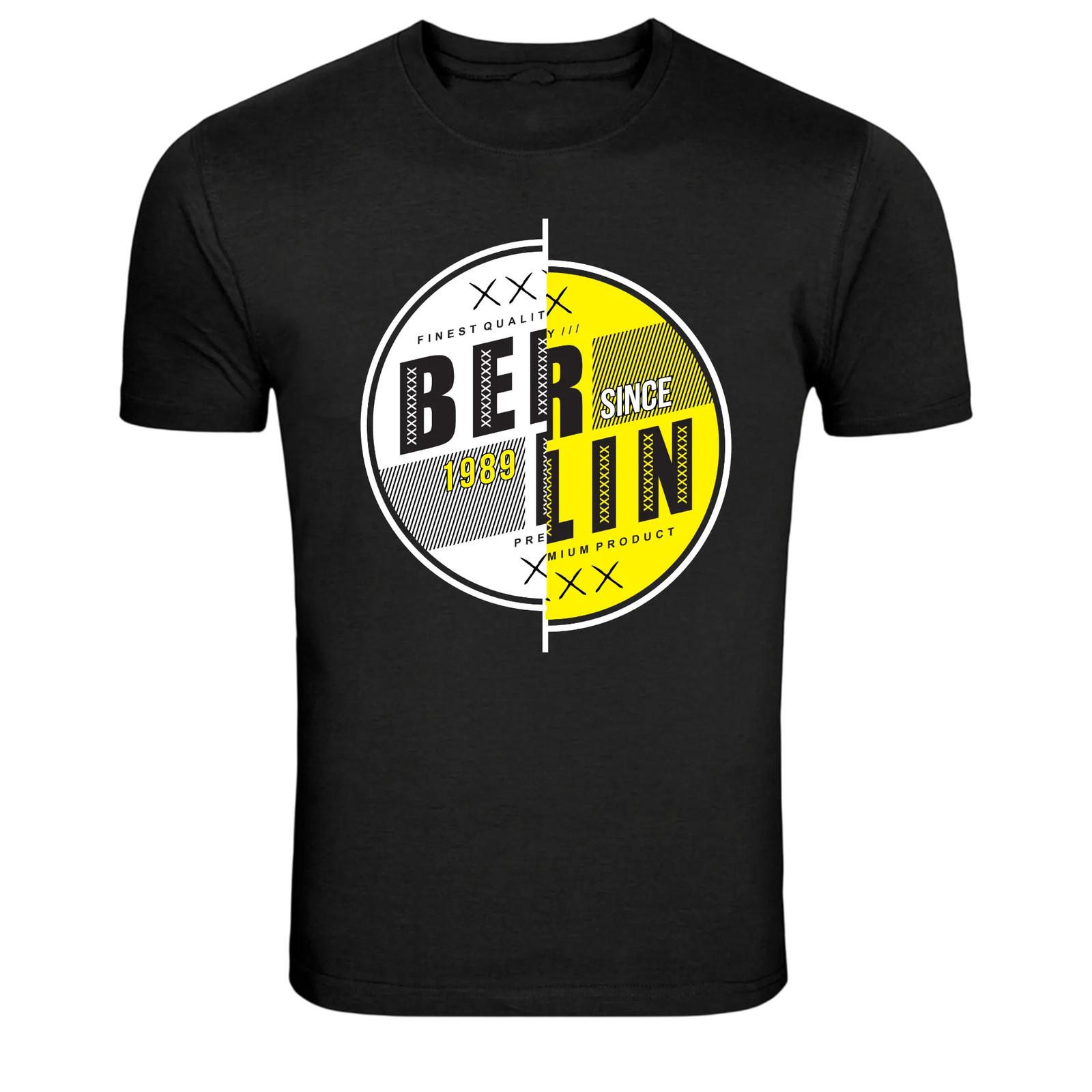Berlin Since 1989 Urban Streetwear Graphic T-Shirt L