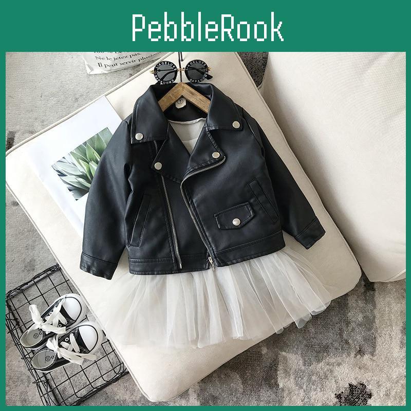 Girl 2020 Boy Baby Spring Autumn Winter Pu Coat Jacket Kids Fashion Leather Jackets Children Coats Overwear Clothes