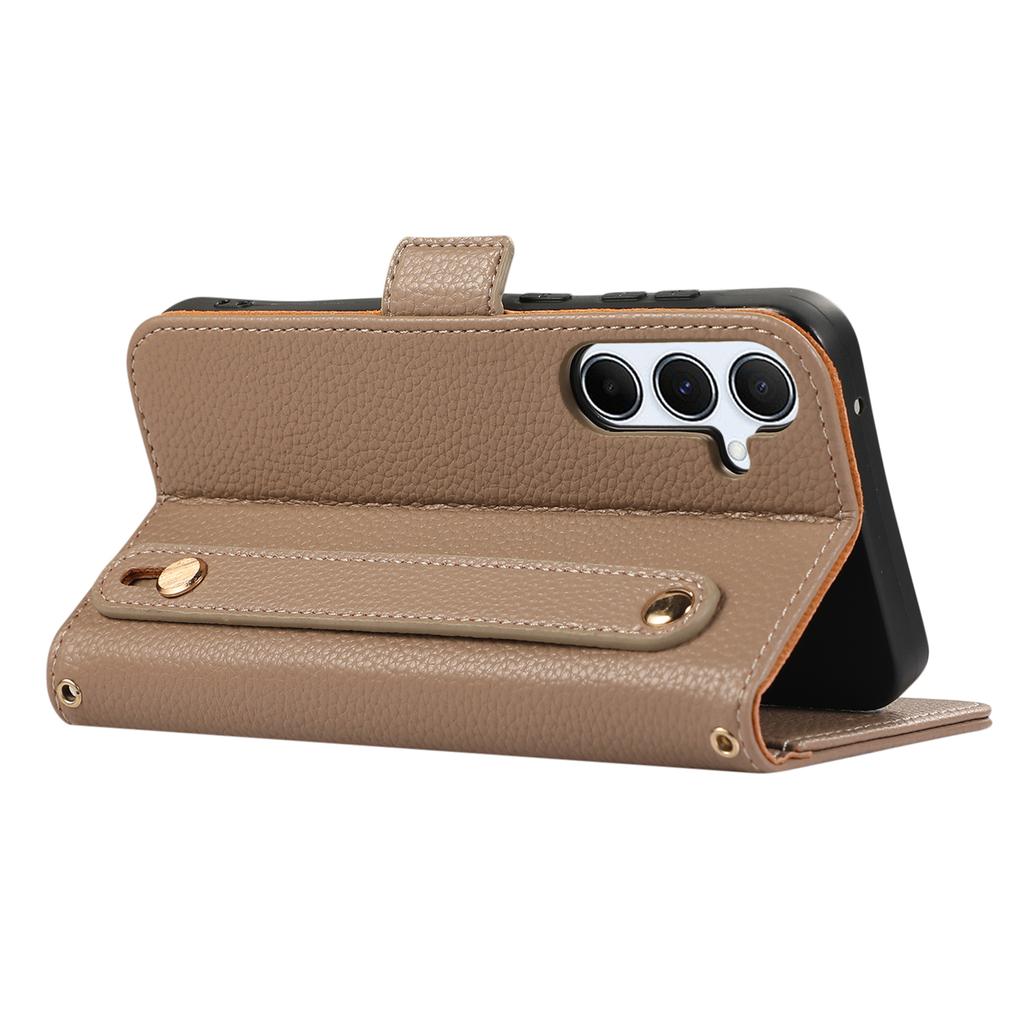 For Samsung Galaxy A55 5G Leather Case with Card Holder,Straps,Shockproof Wallet Phone Cover