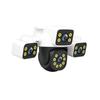 True Triple-Lens HD WiFi PTZ Surveillance Camera with Night Vision and Full Color for Indoor/Outdoor Use